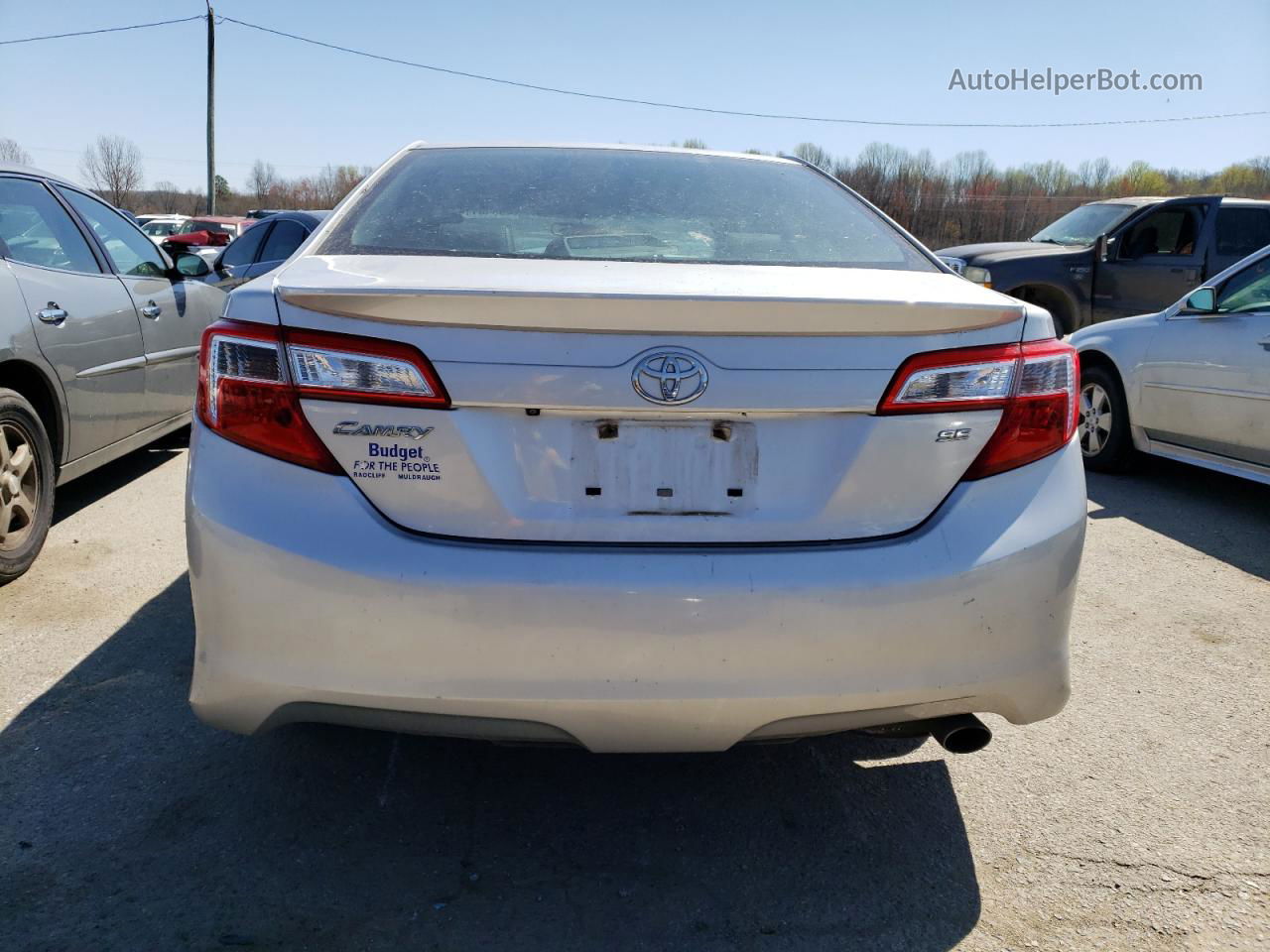 2014 Toyota Camry L Серебряный vin: 4T1BF1FK5EU418538