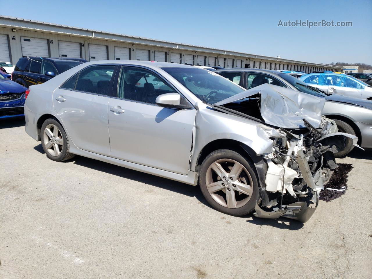 2014 Toyota Camry L Серебряный vin: 4T1BF1FK5EU418538