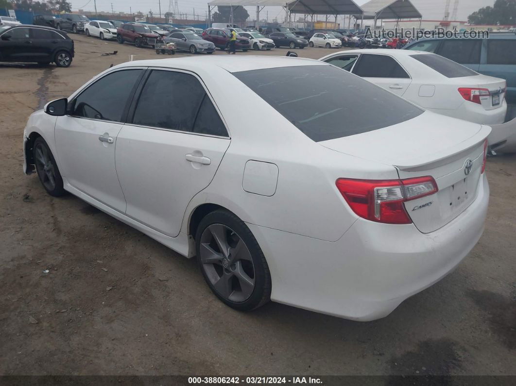 2014 Toyota Camry Se Sport White vin: 4T1BF1FK5EU425148