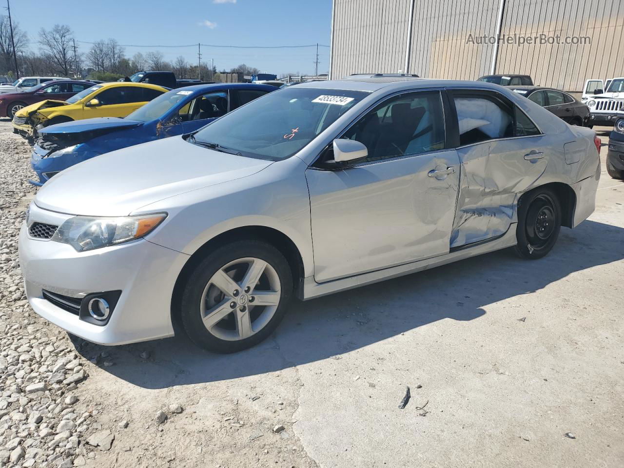 2014 Toyota Camry L Серебряный vin: 4T1BF1FK5EU848781