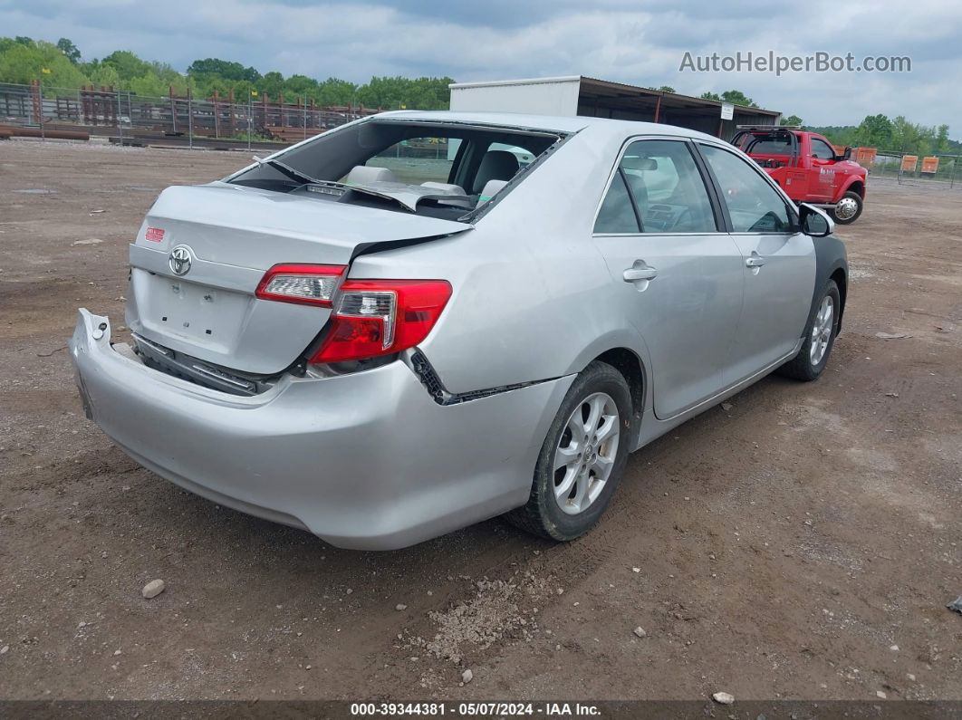 2014 Toyota Camry L Silver vin: 4T1BF1FK5EU861269