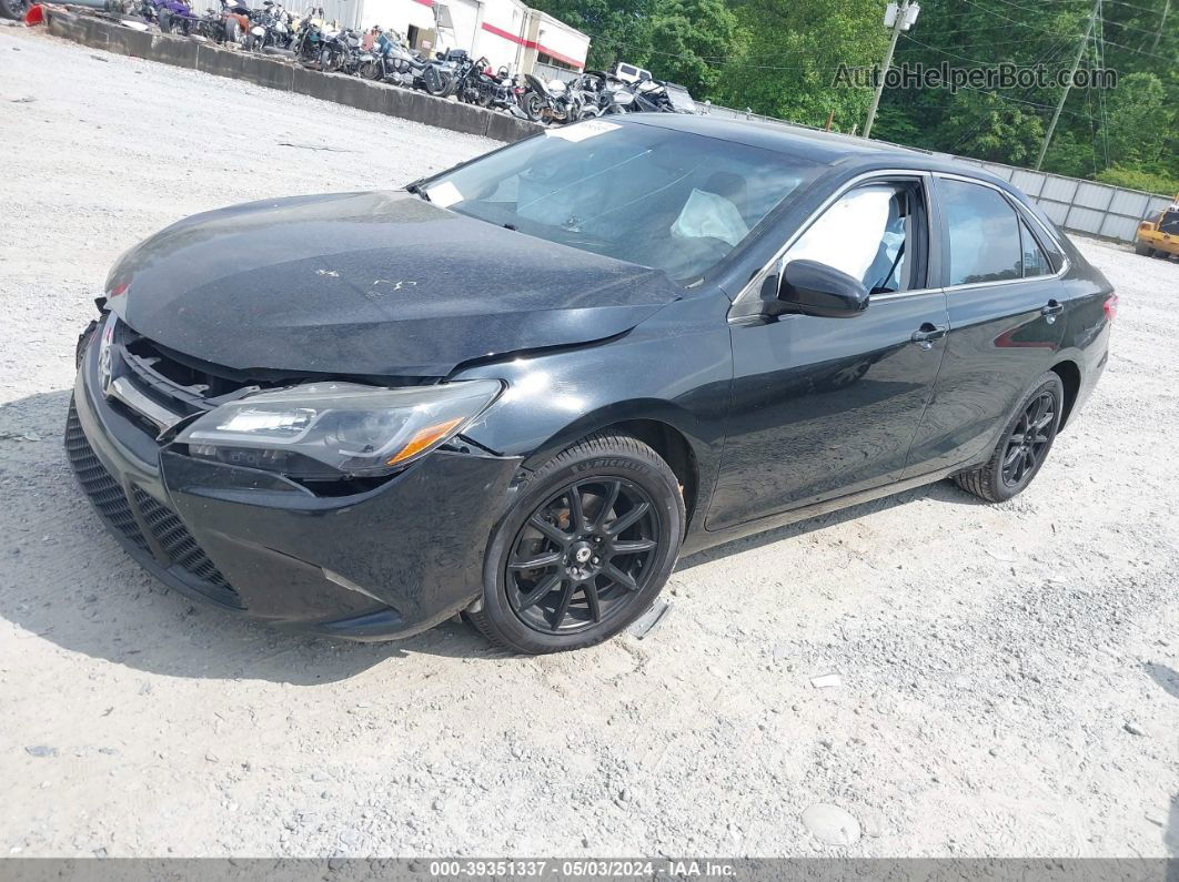 2016 Toyota Camry Le/se/xle/xse Black vin: 4T1BF1FK5GU129159