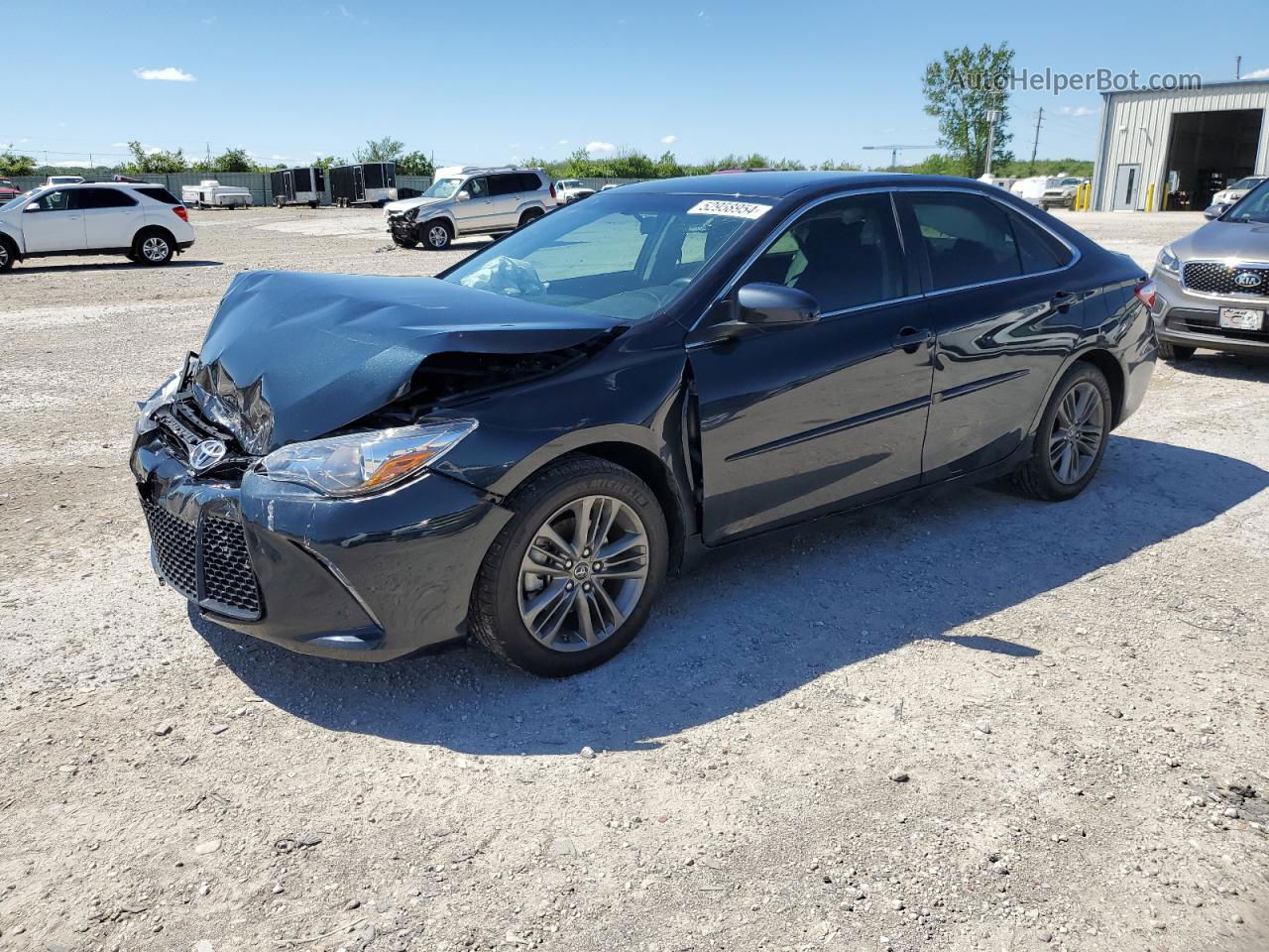 2016 Toyota Camry Le Blue vin: 4T1BF1FK5GU166518