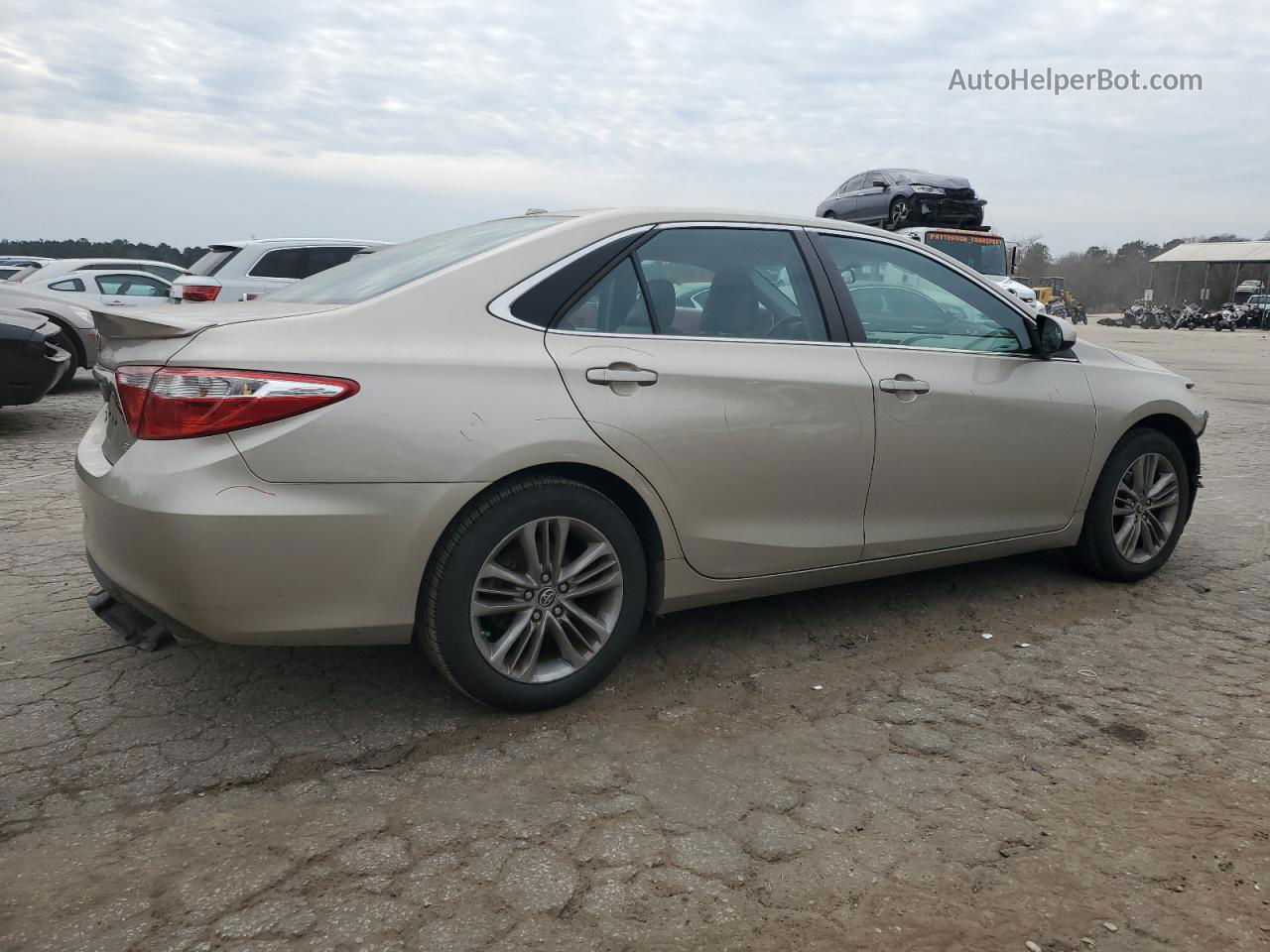 2016 Toyota Camry Le Бежевый vin: 4T1BF1FK5GU173856