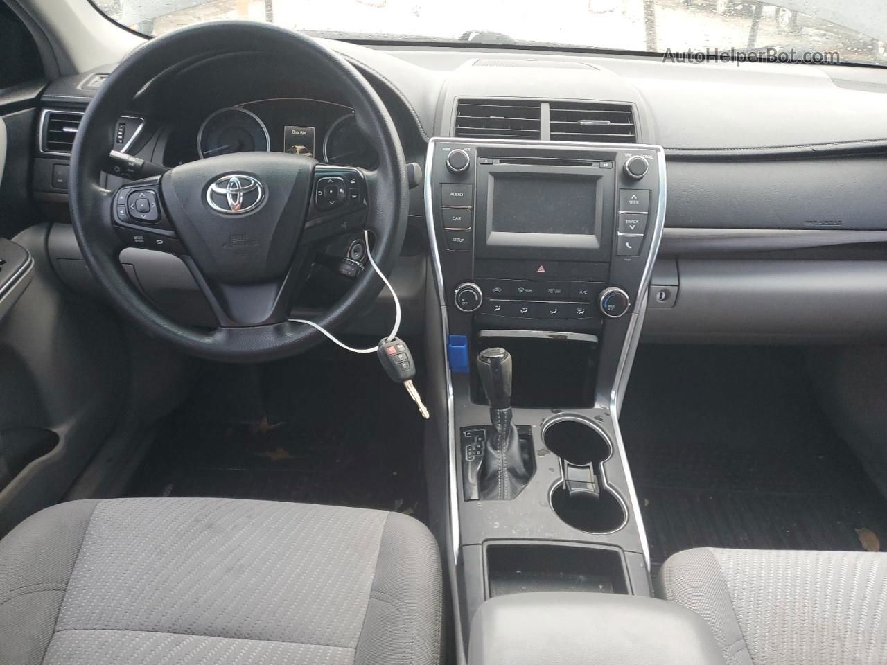 2016 Toyota Camry Le Черный vin: 4T1BF1FK5GU181293