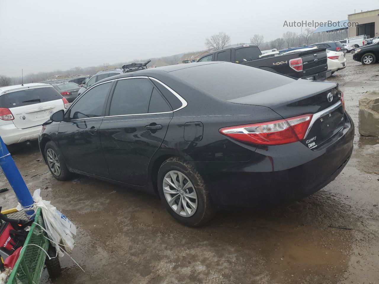 2016 Toyota Camry Le Black vin: 4T1BF1FK5GU181293