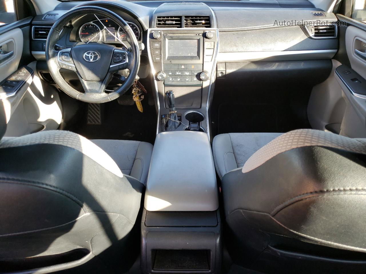 2016 Toyota Camry Le Черный vin: 4T1BF1FK5GU183951