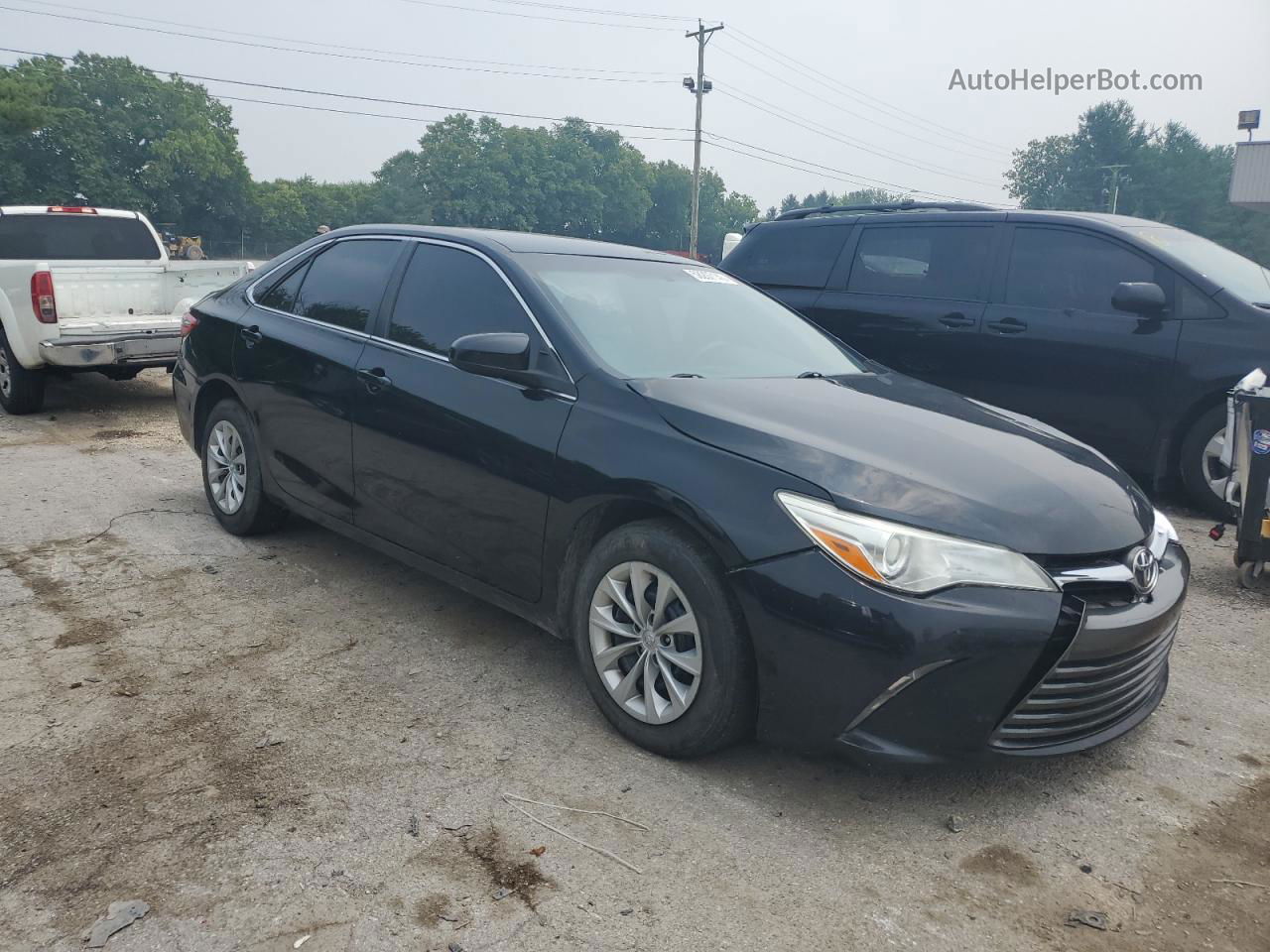 2016 Toyota Camry Le Black vin: 4T1BF1FK5GU206788