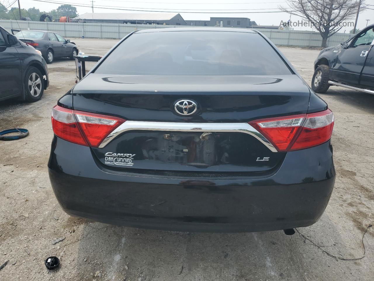 2016 Toyota Camry Le Black vin: 4T1BF1FK5GU206788