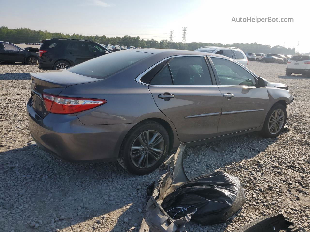 2016 Toyota Camry Le Черный vin: 4T1BF1FK5GU265033