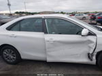 2016 Toyota Camry Le Белый vin: 4T1BF1FK5GU515922