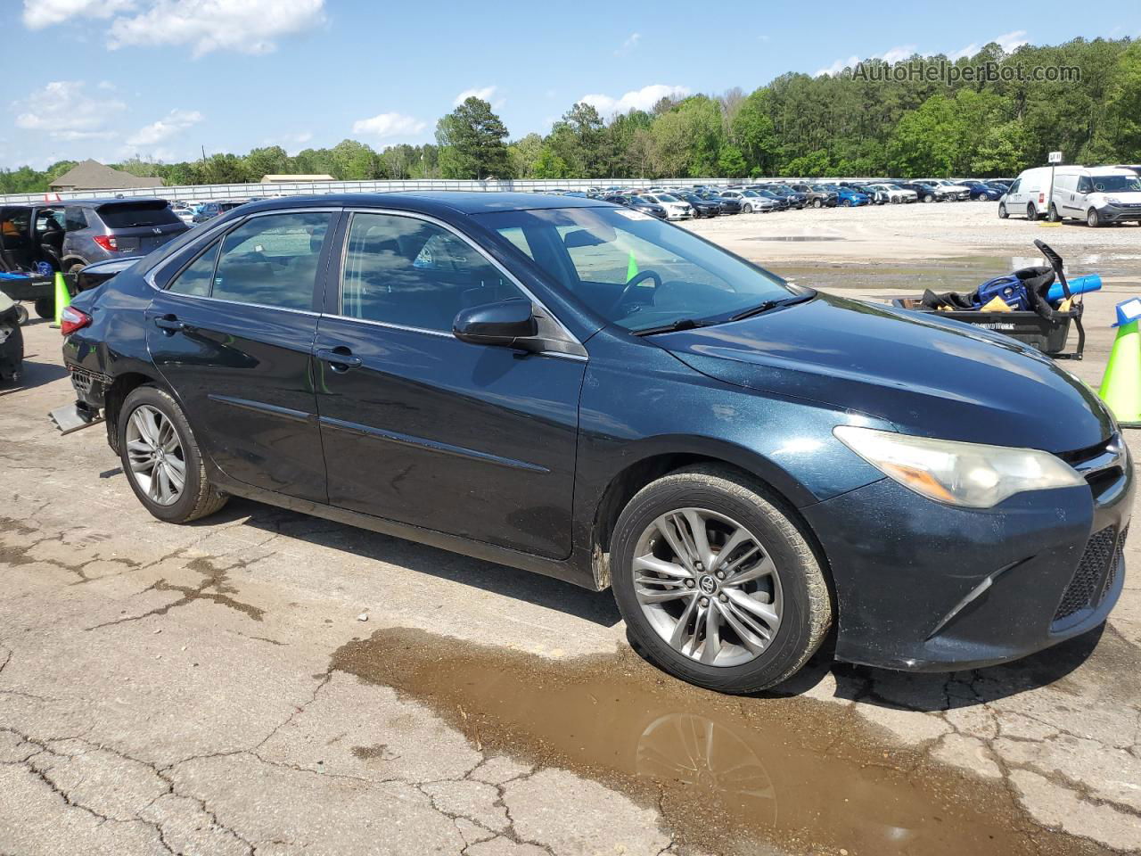 2016 Toyota Camry Le Blue vin: 4T1BF1FK5GU528251