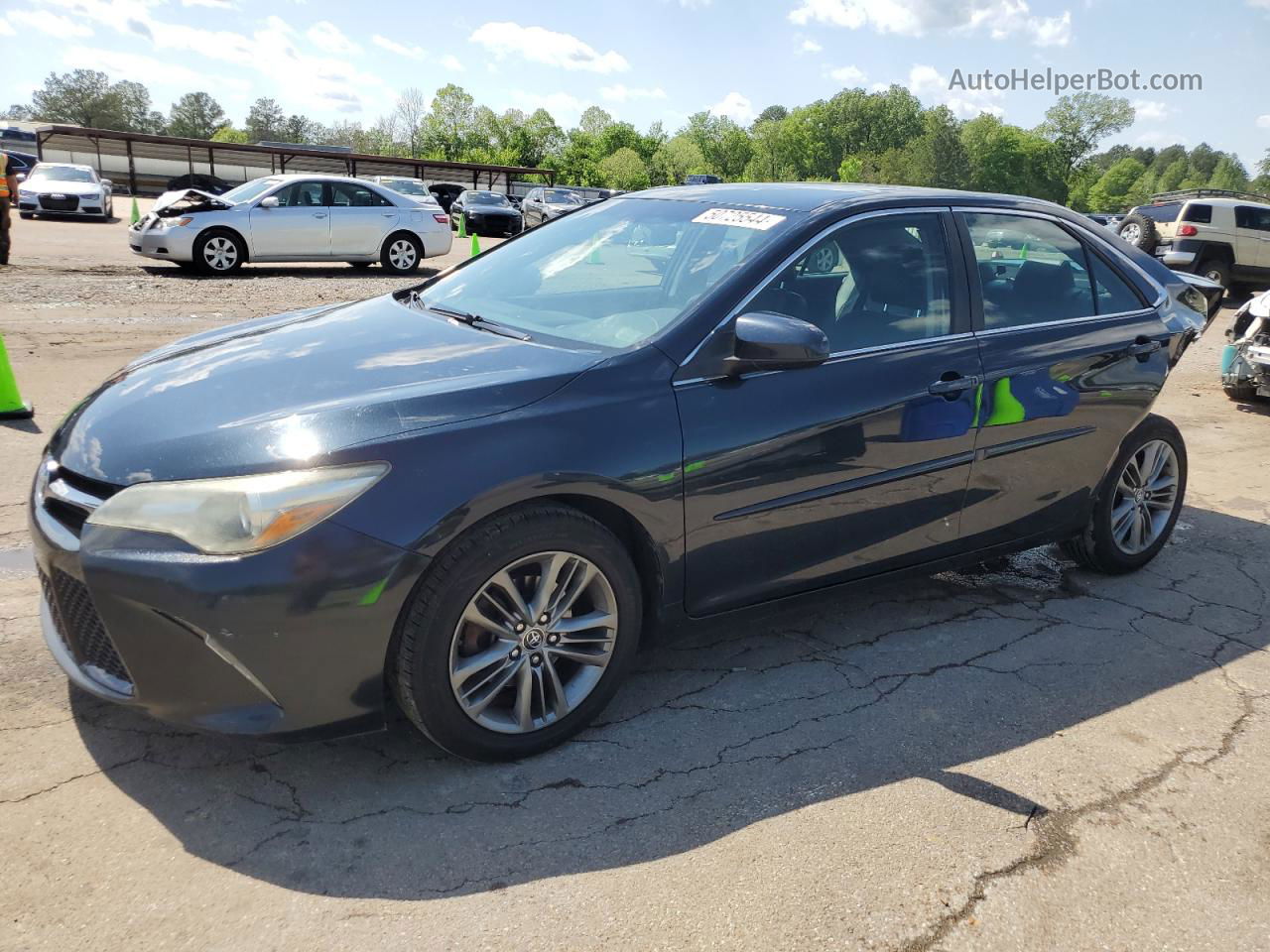 2016 Toyota Camry Le Blue vin: 4T1BF1FK5GU528251