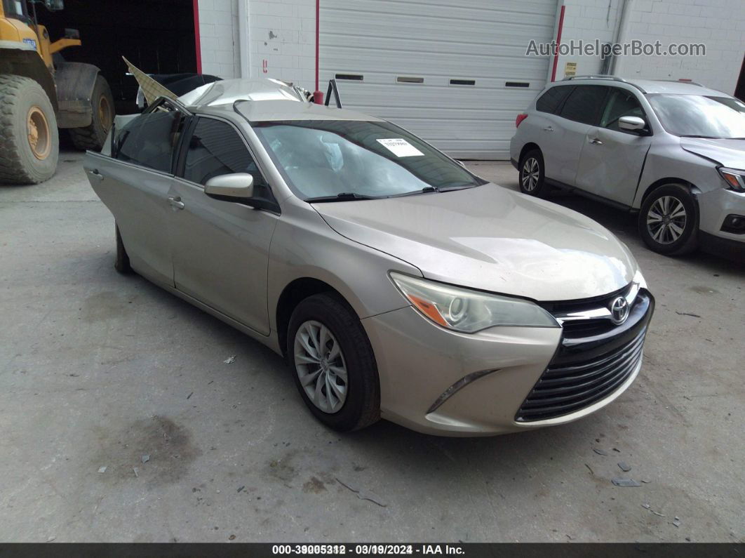 2016 Toyota Camry Le Золотой vin: 4T1BF1FK5GU535037