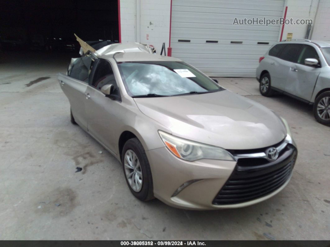 2016 Toyota Camry Le Золотой vin: 4T1BF1FK5GU535037