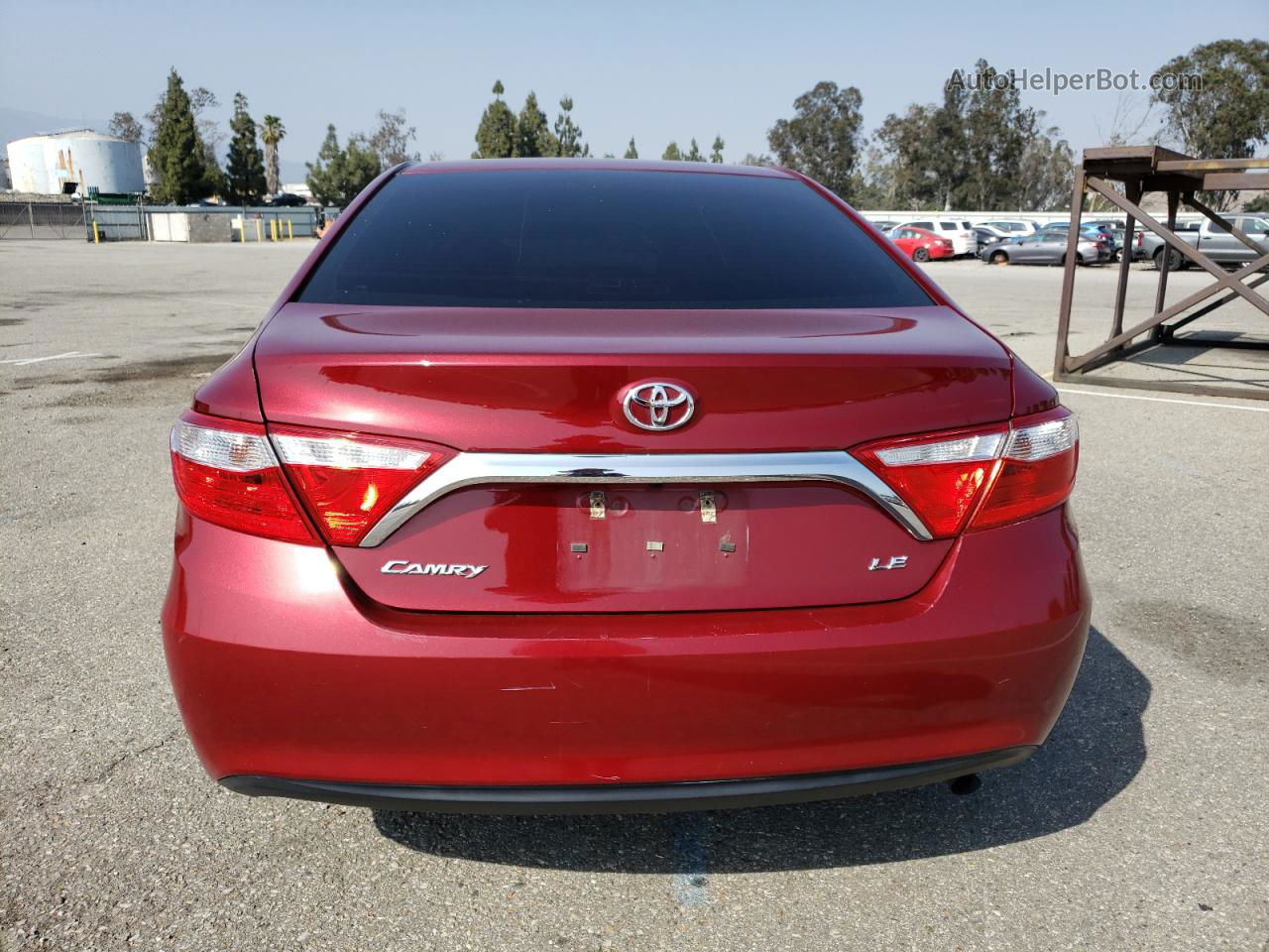 2016 Toyota Camry Le Burgundy vin: 4T1BF1FK5GU536883