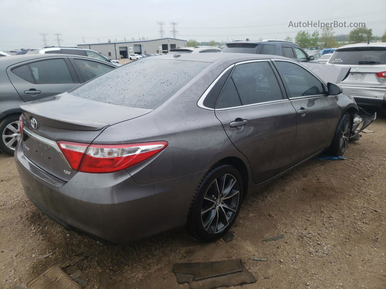 2016 Toyota Camry Le Gray vin: 4T1BF1FK5GU543087