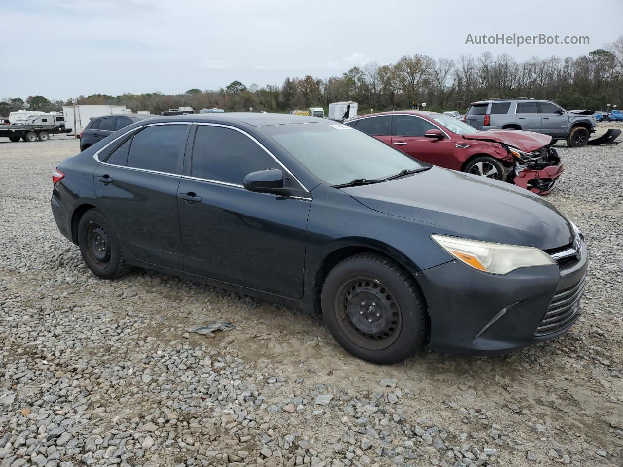 2016 Toyota Camry Le Черный vin: 4T1BF1FK5GU558625