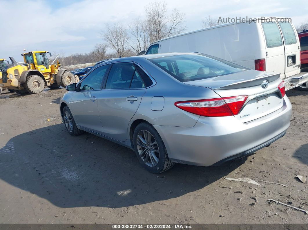 2016 Toyota Camry Se Silver vin: 4T1BF1FK5GU571858