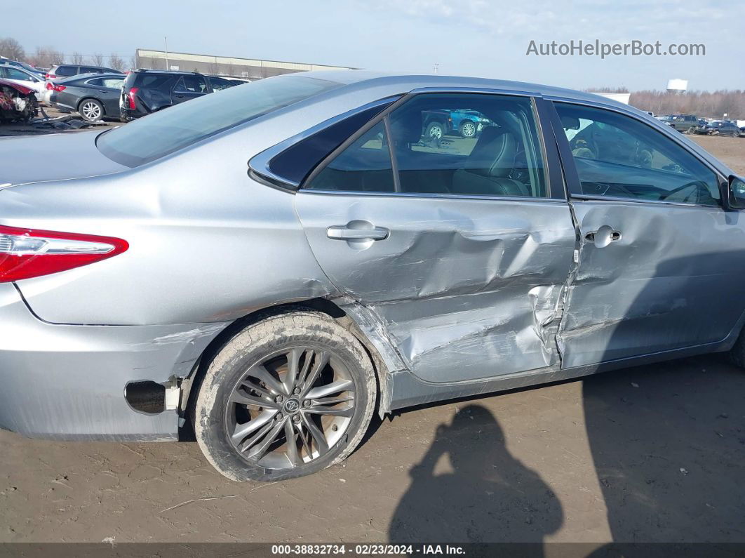 2016 Toyota Camry Se Silver vin: 4T1BF1FK5GU571858