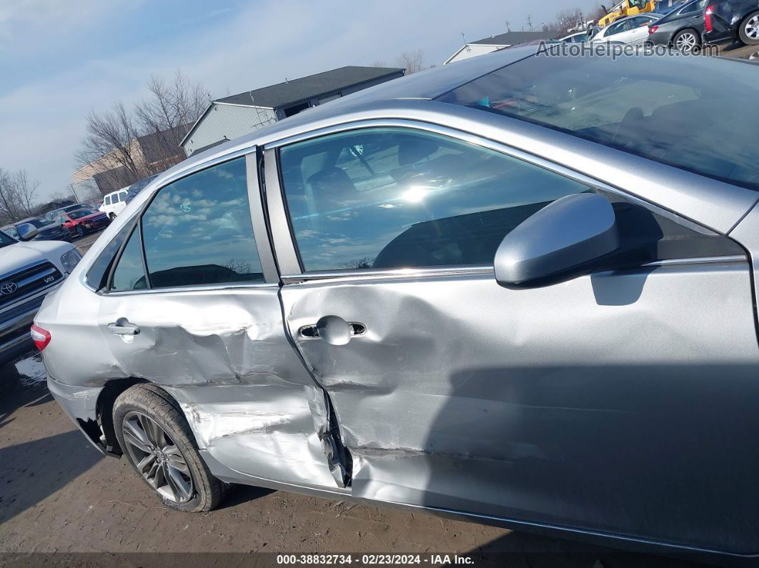 2016 Toyota Camry Se Silver vin: 4T1BF1FK5GU571858