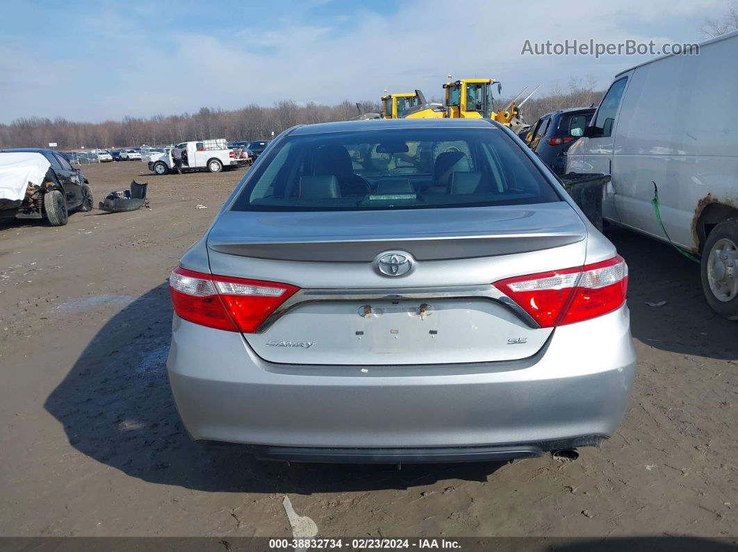 2016 Toyota Camry Se Silver vin: 4T1BF1FK5GU571858