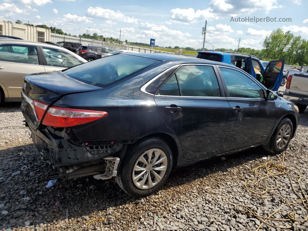 2016 Toyota Camry Le Black vin: 4T1BF1FK5GU574856