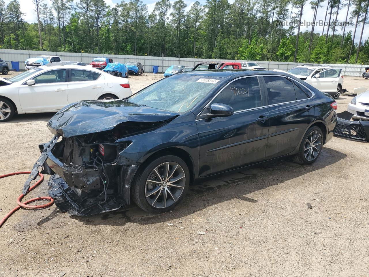 2016 Toyota Camry Le Blue vin: 4T1BF1FK5GU584139