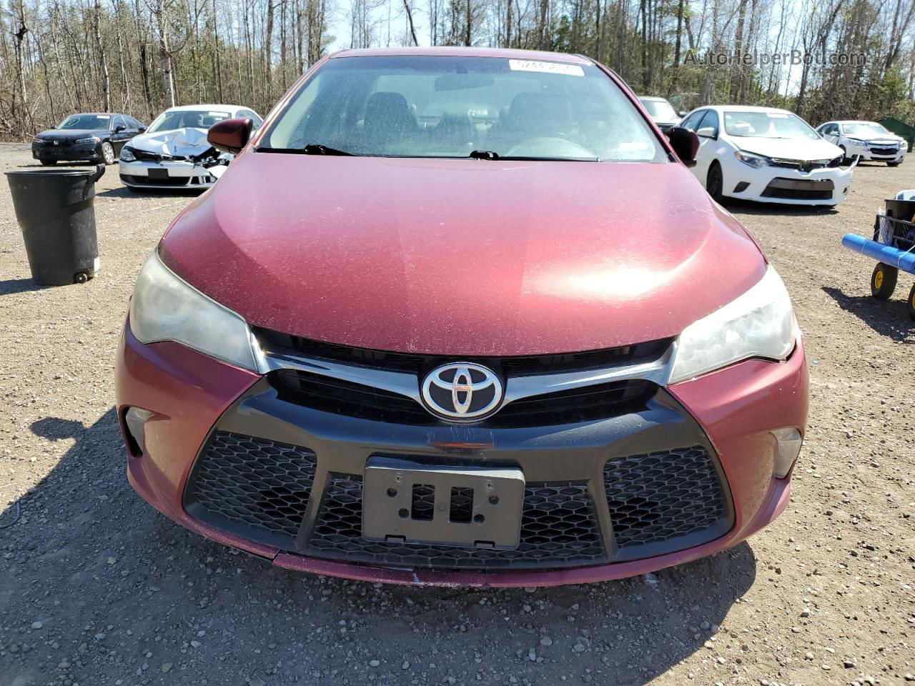 2016 Toyota Camry Le Maroon vin: 4T1BF1FK5GU589504