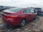 2016 Toyota Camry Se Red vin: 4T1BF1FK5GU597327