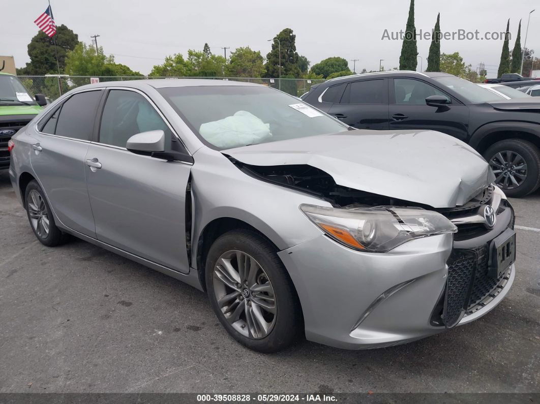 2017 Toyota Camry Se Silver vin: 4T1BF1FK5HU375954