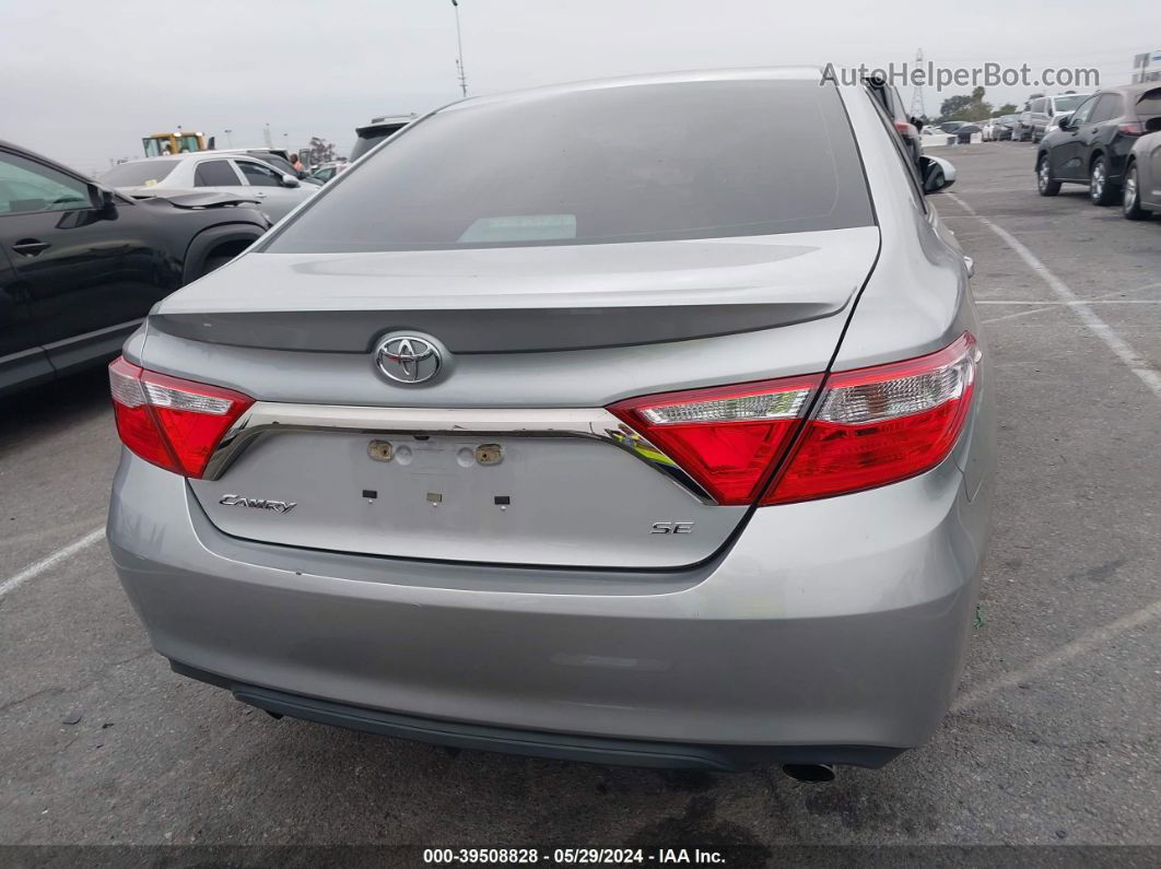 2017 Toyota Camry Se Silver vin: 4T1BF1FK5HU375954