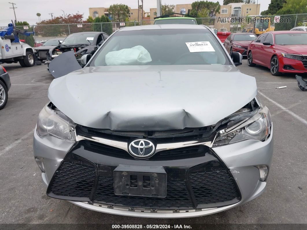 2017 Toyota Camry Se Silver vin: 4T1BF1FK5HU375954