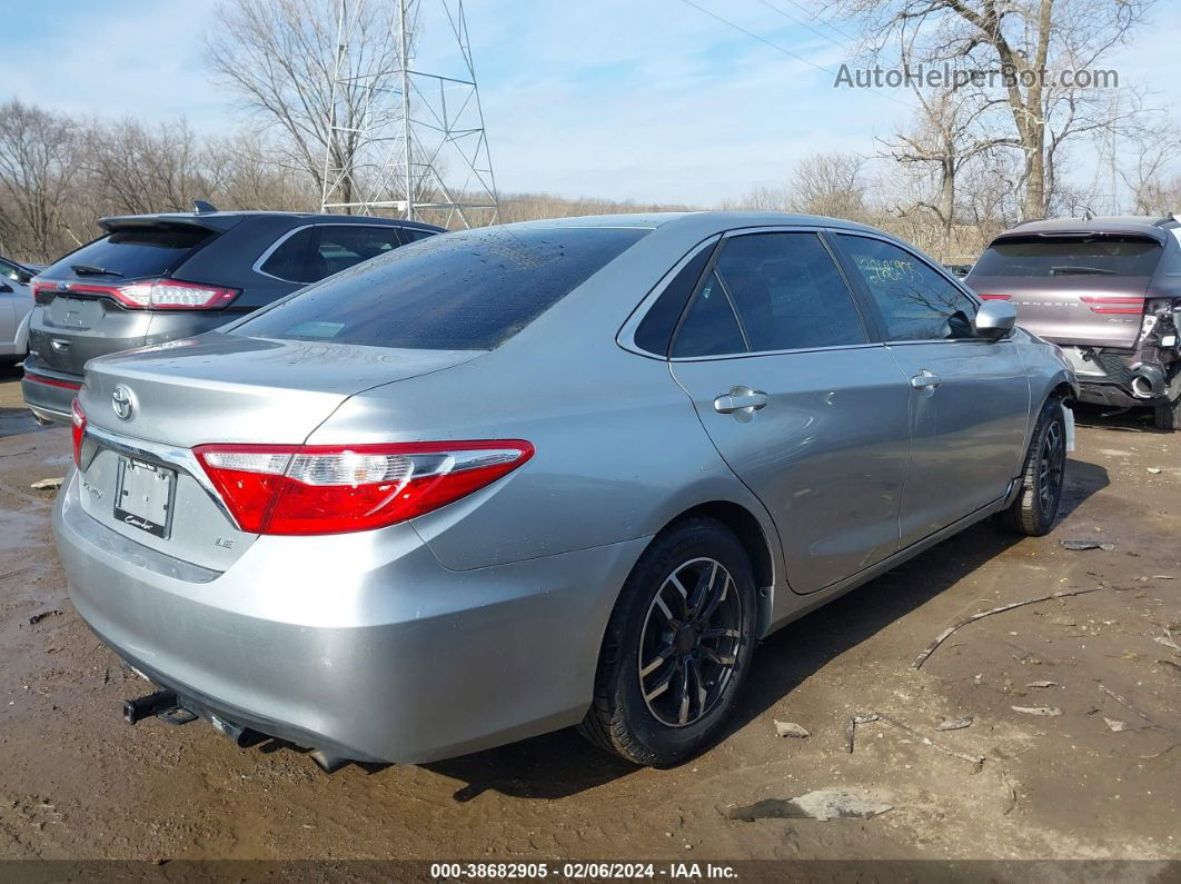 2017 Toyota Camry Le Silver vin: 4T1BF1FK5HU697896