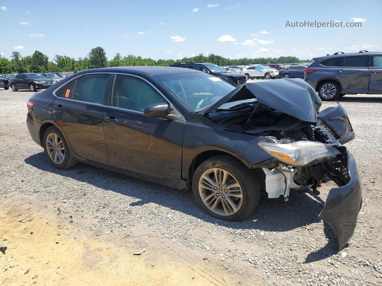 2017 Toyota Camry Le Black vin: 4T1BF1FK5HU761533