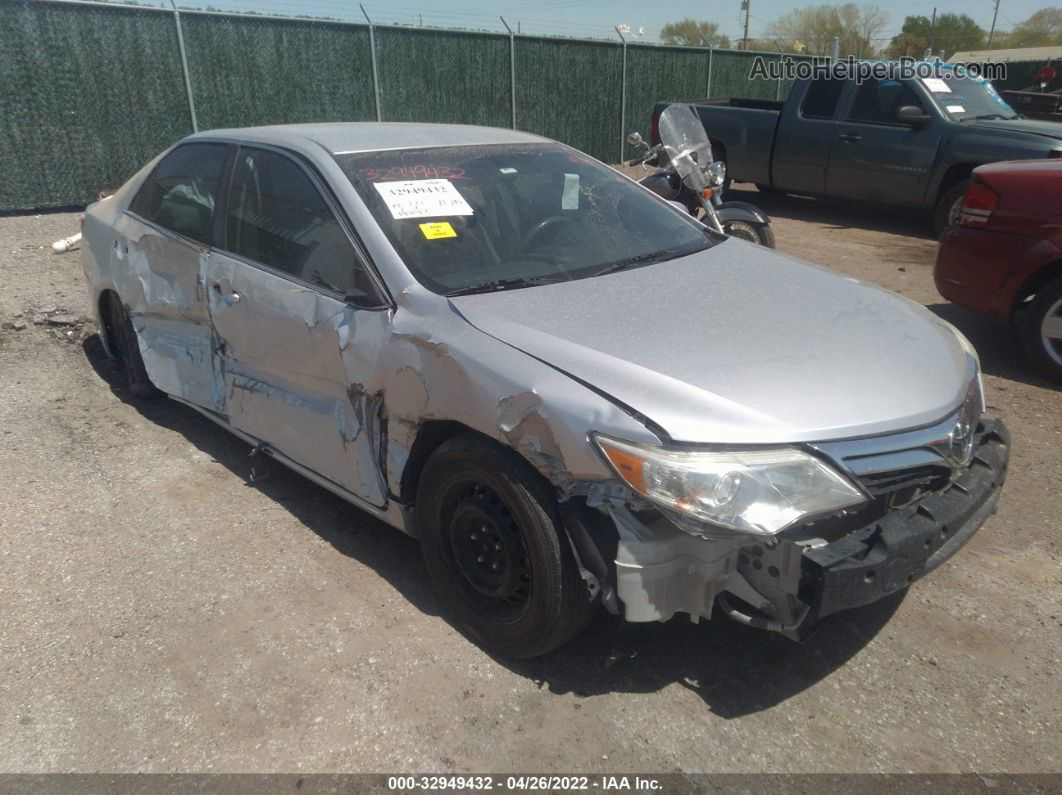 2012 Toyota Camry L/le/se/xle Silver vin: 4T1BF1FK6CU009476