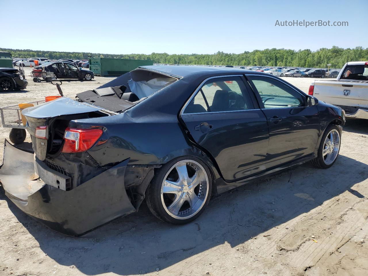 2012 Toyota Camry Base Черный vin: 4T1BF1FK6CU012104