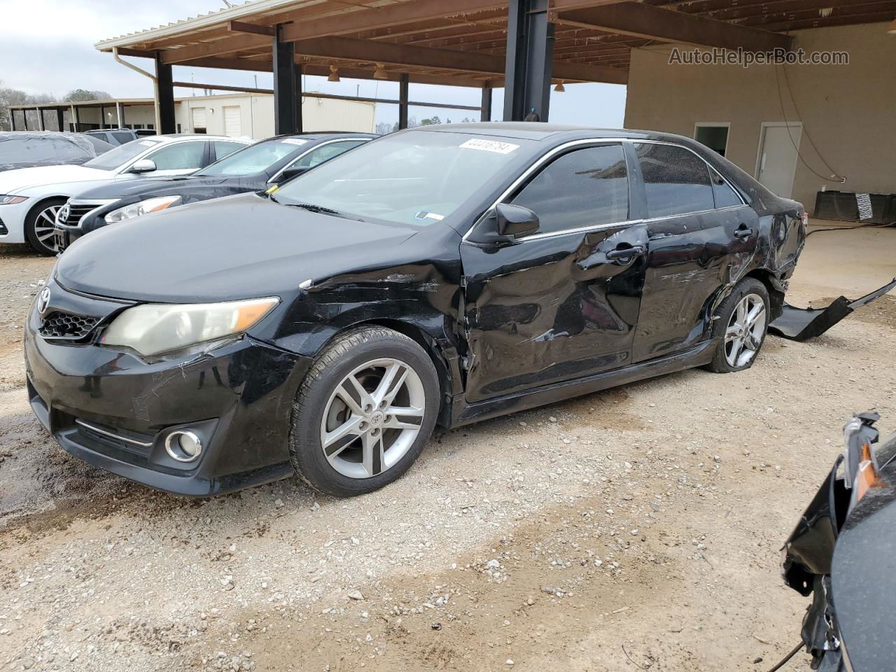 2012 Toyota Camry Base Черный vin: 4T1BF1FK6CU016959