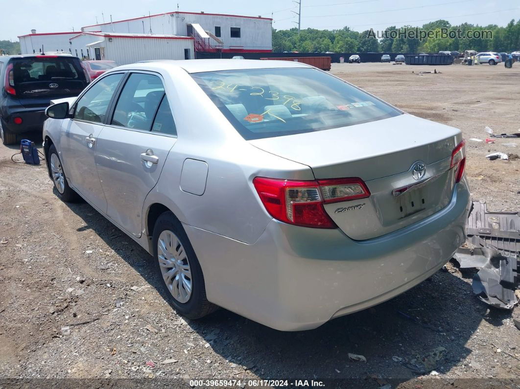 2012 Toyota Camry Le Silver vin: 4T1BF1FK6CU025273