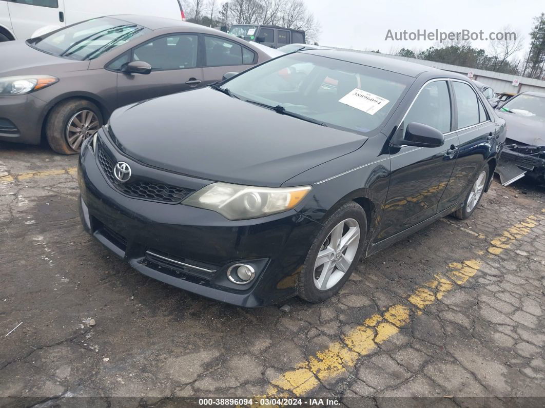 2012 Toyota Camry Se Black vin: 4T1BF1FK6CU035317