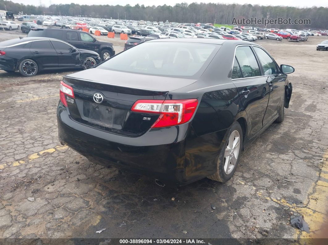 2012 Toyota Camry Se Black vin: 4T1BF1FK6CU035317