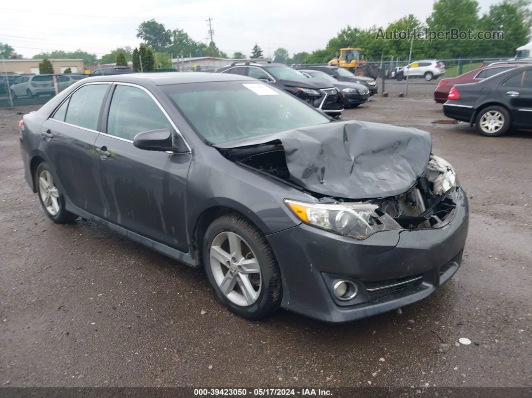 2012 Toyota Camry Se Gray vin: 4T1BF1FK6CU094402