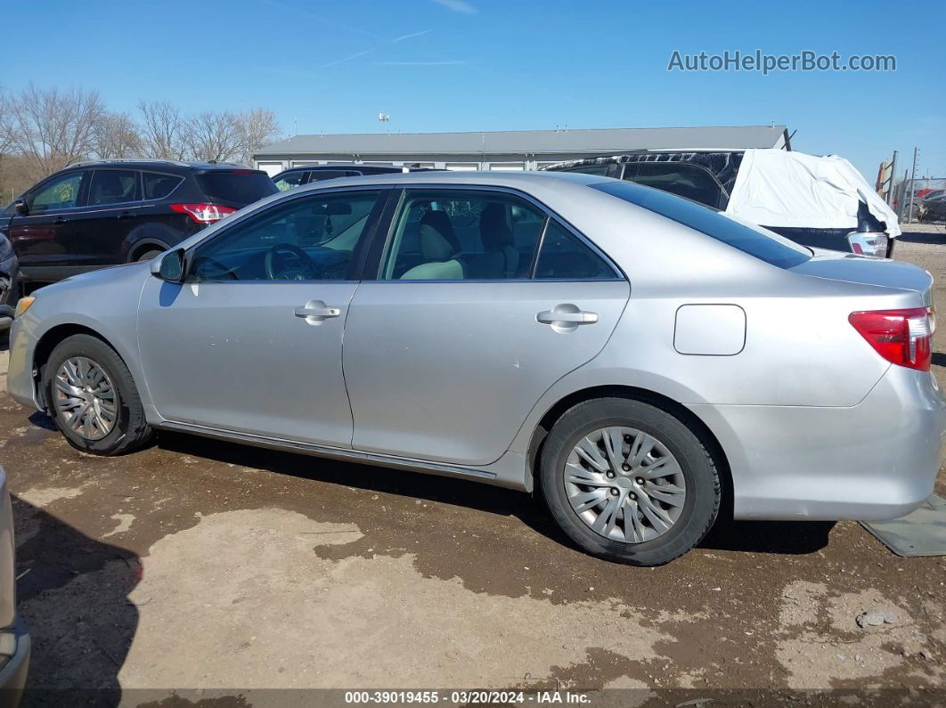 2012 Toyota Camry Le Silver vin: 4T1BF1FK6CU100232