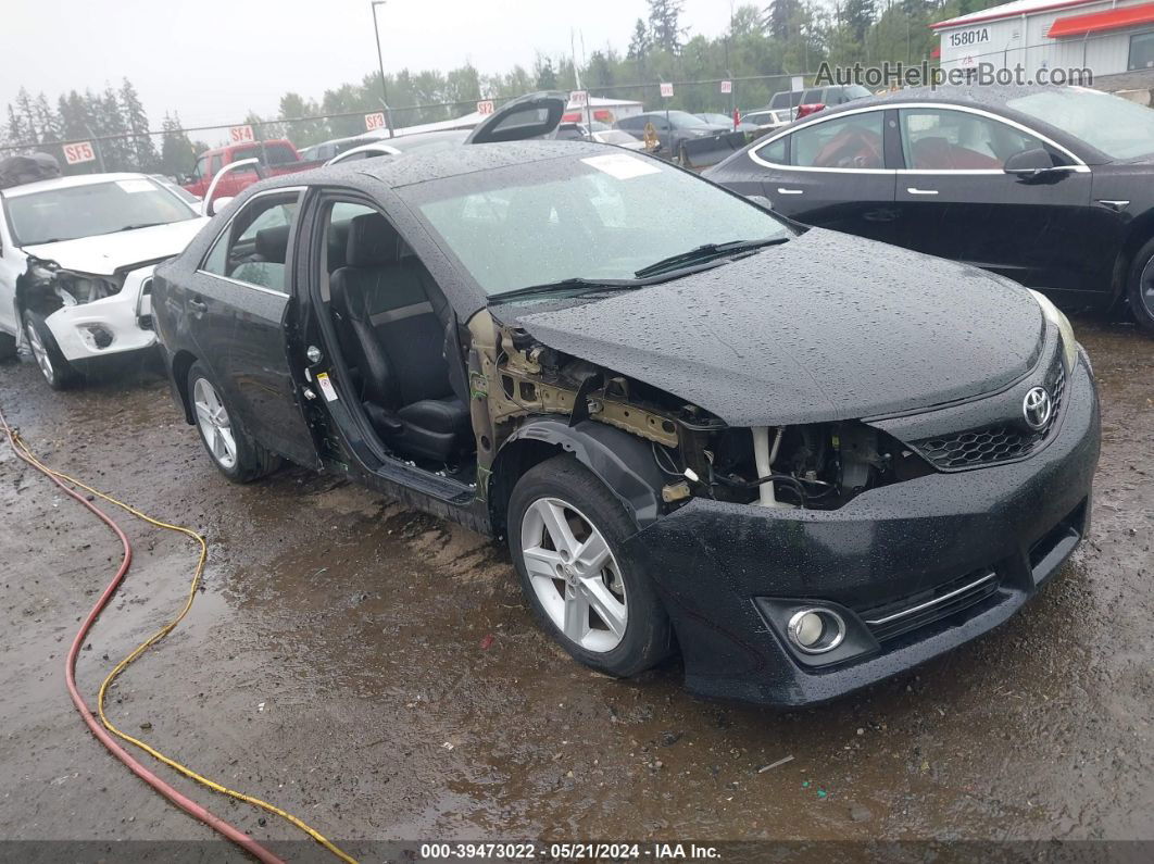 2012 Toyota Camry Se Black vin: 4T1BF1FK6CU145705