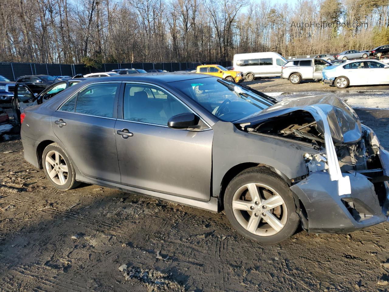 2012 Toyota Camry Base Серый vin: 4T1BF1FK6CU164917