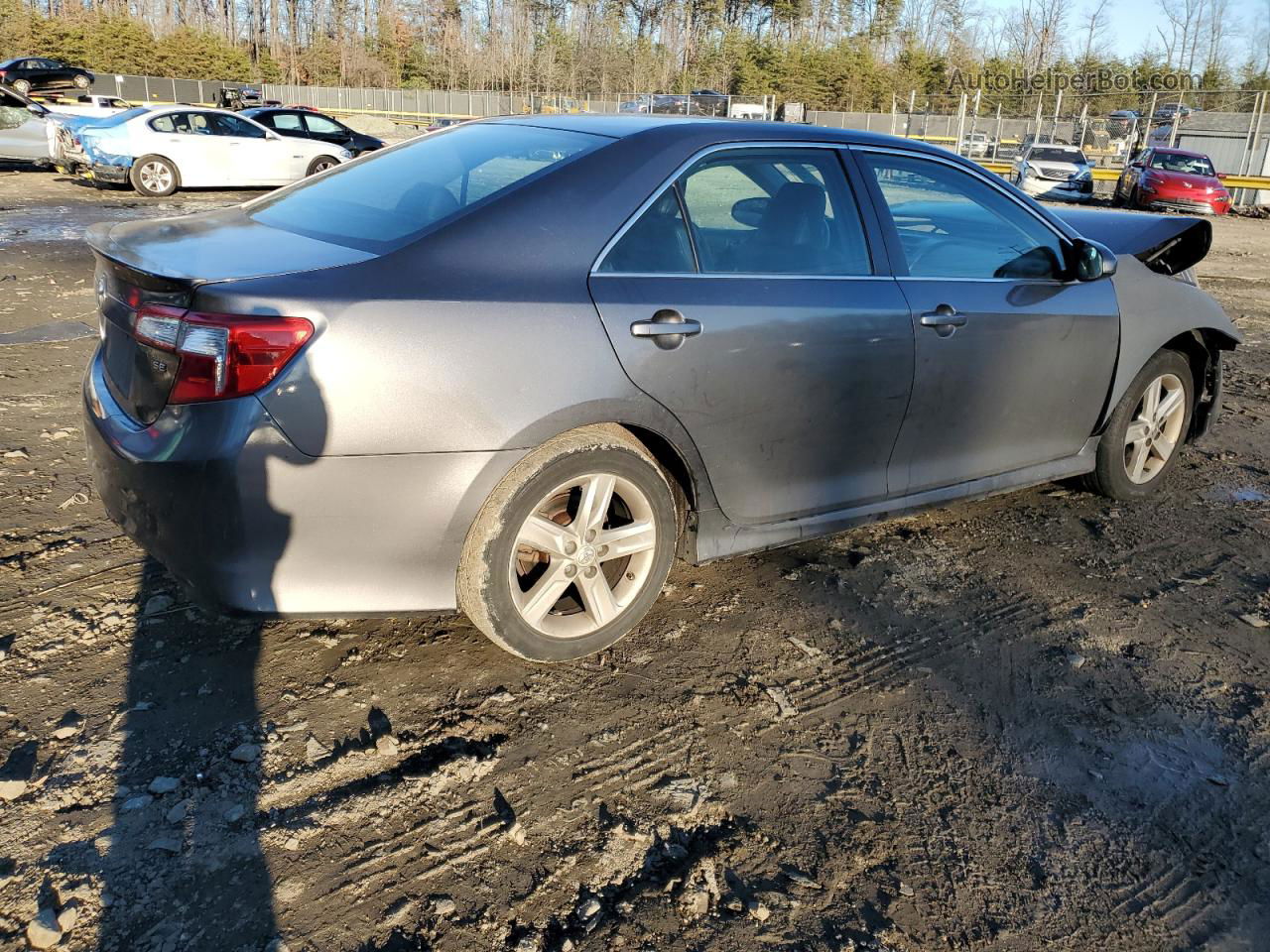 2012 Toyota Camry Base Серый vin: 4T1BF1FK6CU164917