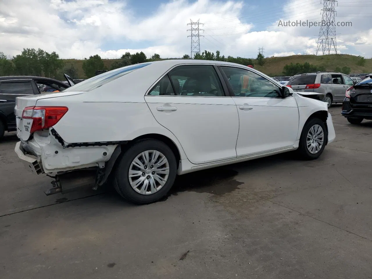 2012 Toyota Camry Base White vin: 4T1BF1FK6CU179644