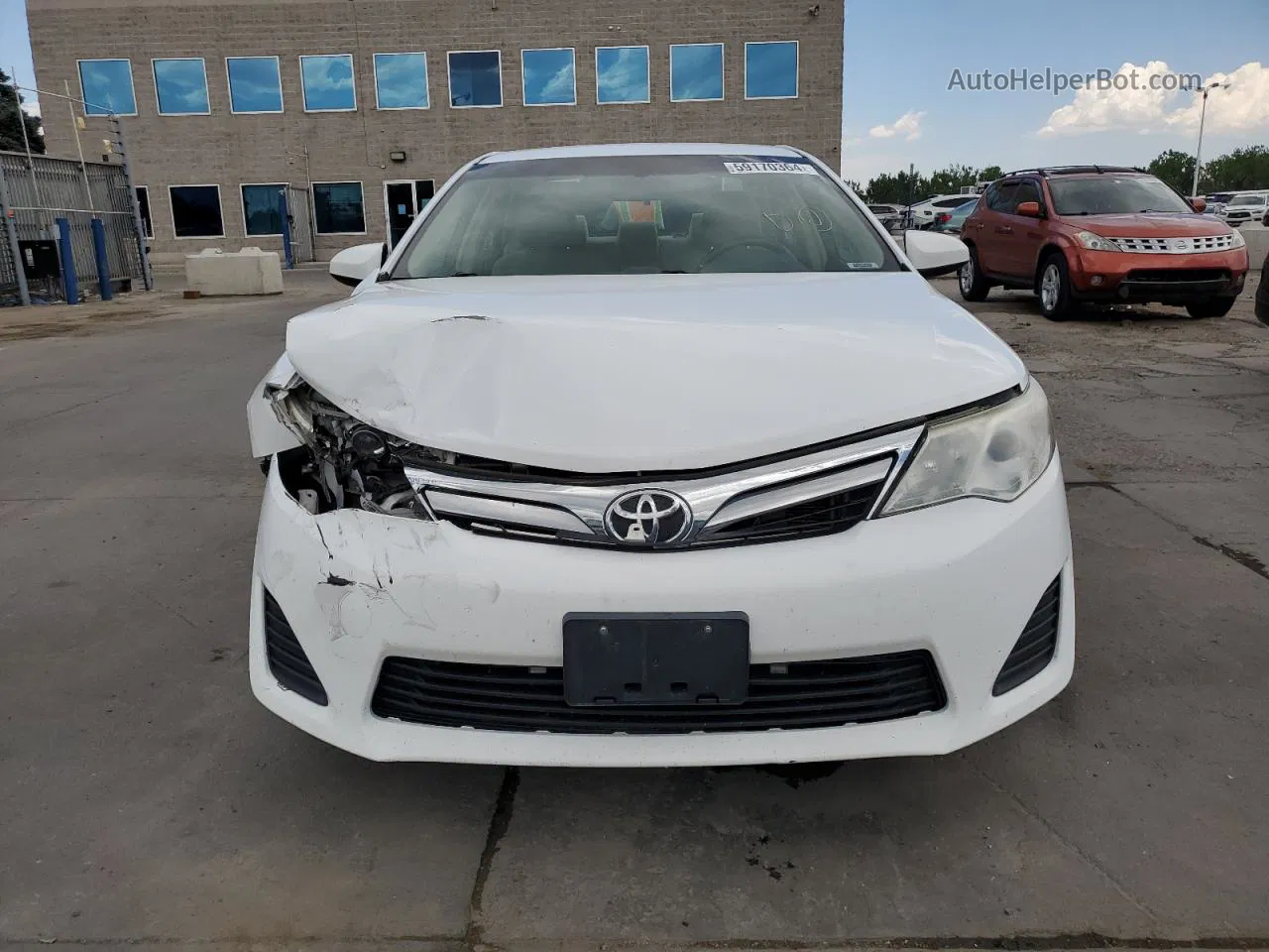 2012 Toyota Camry Base Белый vin: 4T1BF1FK6CU179644