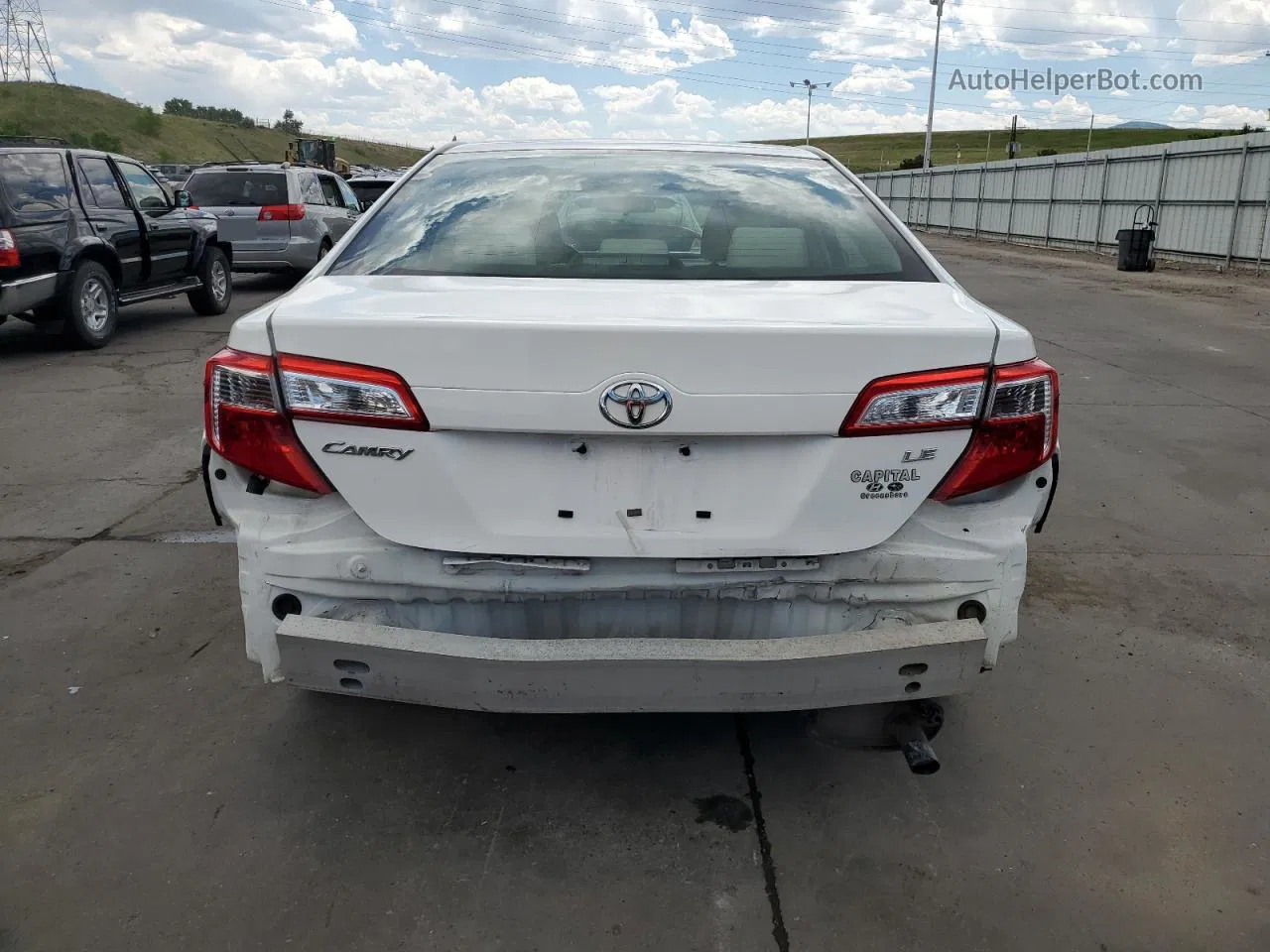 2012 Toyota Camry Base Белый vin: 4T1BF1FK6CU179644