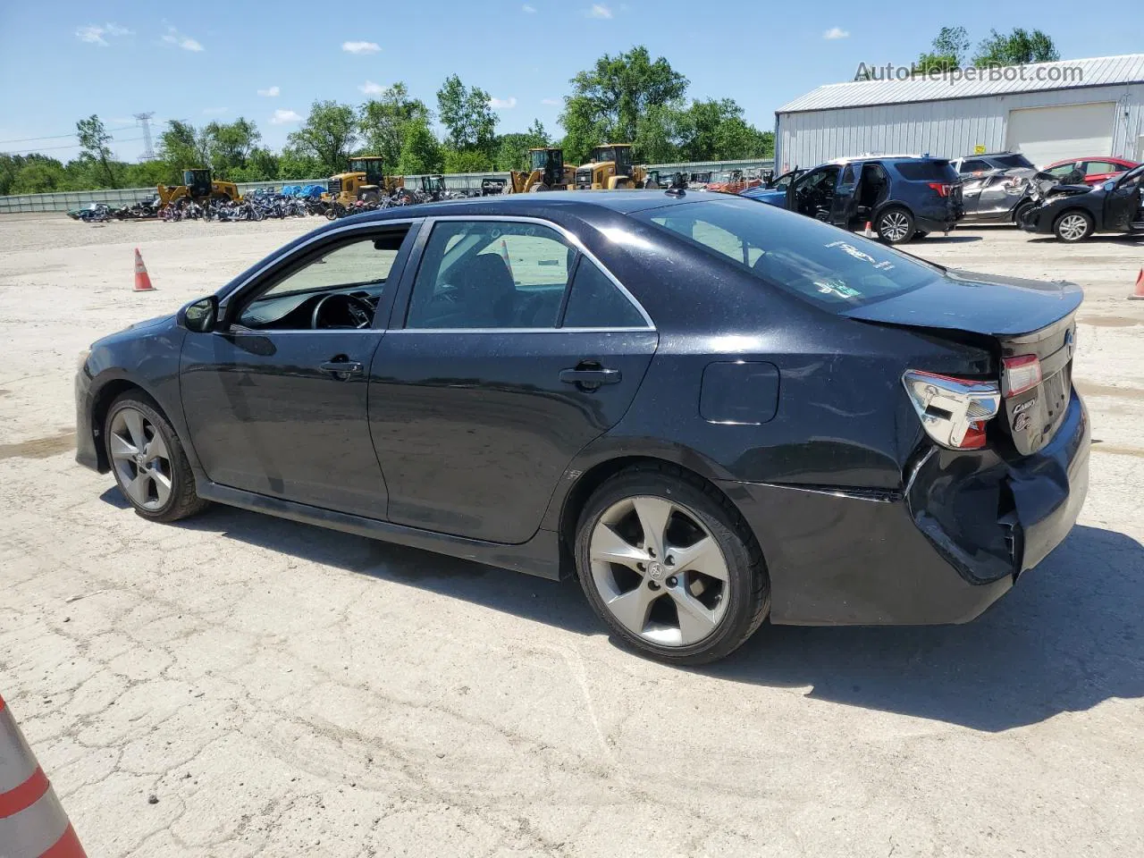 2012 Toyota Camry Base Черный vin: 4T1BF1FK6CU188781